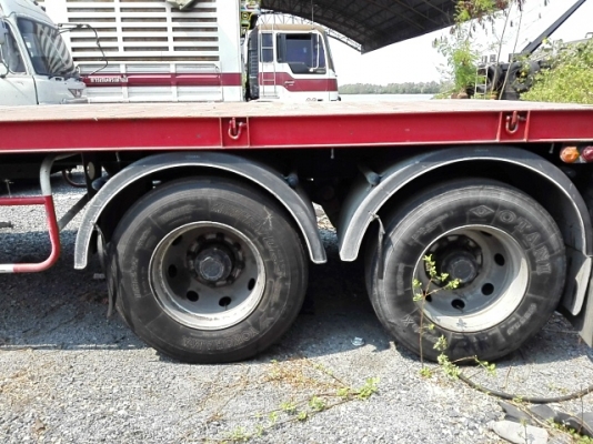 รายละเอียด...รถบรรทุกมือสอง,Hino โปรเฟีย แม่ลูก 12 ล้อ/ ลูกพื้นเรียบถุงลมสามคาน / 6 เมตร/ เต็มพร้อมวิ่ง