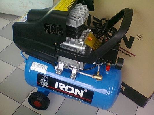 ปั๊มลมโรตารี่ IRON 2 HP