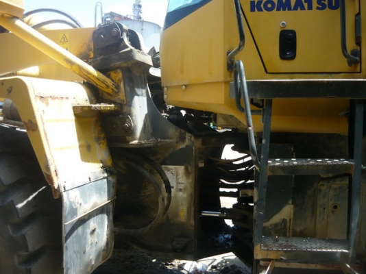 รถตักล้อยาง Komatsu  WA380-5 รถเก่านอก นำเข้าจากญีปุ่่น พร้อมใช้งาน