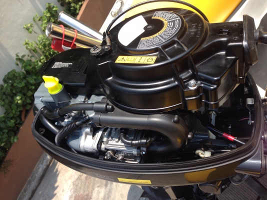 ขายเรือยาง ขนาด330 ท้องไฟเบอร์ เครื่อง 15 fourstoke