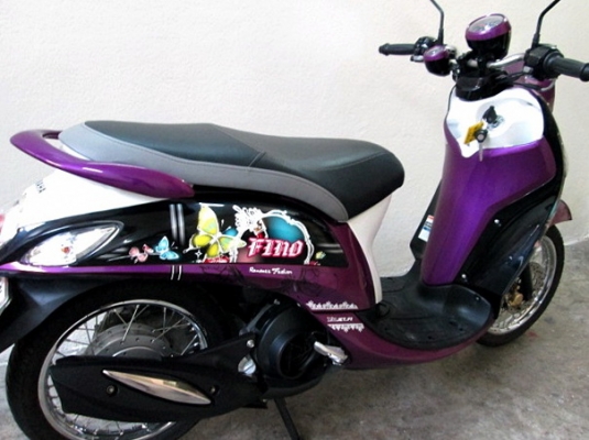 Fino i สี ม่วงดำขาว ลายแฟร์ชั่น ลายใหม่ล่าสุด รถเดือน พฤษภาคม ปี57 ไมล์ 2 พันโล แถม 2 รายการ 31900 Fino i สี ม่วงดำขาว ลายแฟร์ชั่น ลายใหม่ล่าสุด รถเดือน พฤษภาคม ปี57 ไมล์ 2 พันโล แถม 2 รายการ 31900