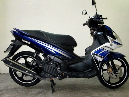 nuovo sx  รุ่น limited สี นํ้าเงินขาวดำ ตัวท๊อป ล้อแมกซ์ รถเดือน มีนาคม ปี 57 ไมล์ 7 พันโล แถม 2 รายการ  38900