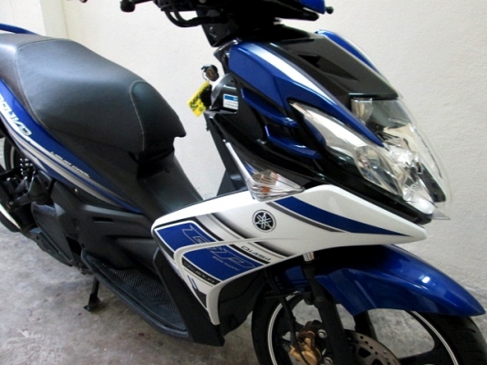 nuovo sx  รุ่น limited สี นํ้าเงินขาวดำ ตัวท๊อป ล้อแมกซ์ รถเดือน มีนาคม ปี 57 ไมล์ 7 พันโล แถม 2 รายการ  38900