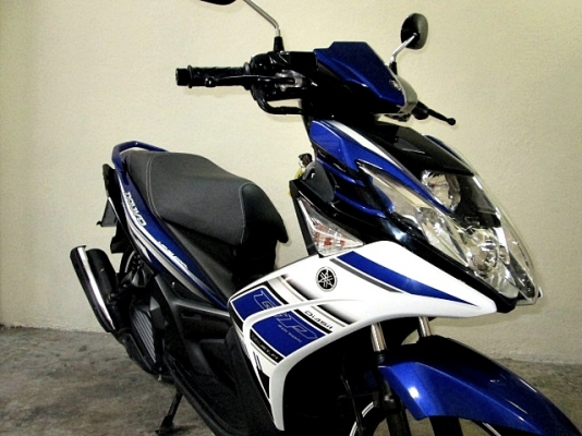 nuovo sx  รุ่น limited สี นํ้าเงินขาวดำ ตัวท๊อป ล้อแมกซ์ รถเดือน มีนาคม ปี 57 ไมล์ 7 พันโล แถม 2 รายการ  38900