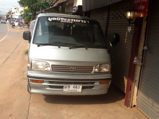 ขายครับรถตู้ไฮเอ็ดปี39เครื่อง2500ยางใหม่4เส้นทะเบียนขาด1ปีเอกสารพร้อมโอน