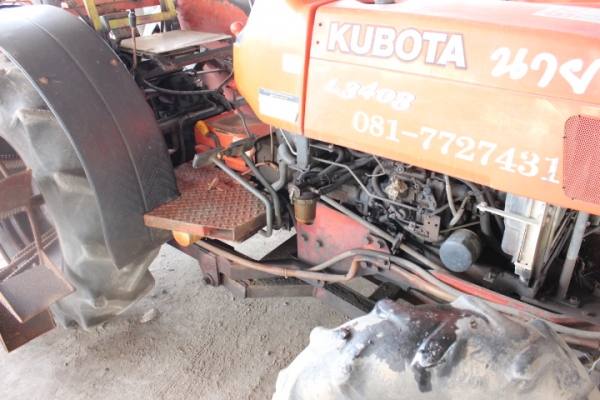 ขาย L3408 พร้อมใบมีดและล้อเหล็ก มือสอง