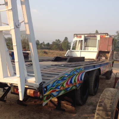 ขายเทเลอร์รถเกี่ยว Fn527 MA 2เพลา หัวกำลังเก็บสี ลงเล่มท้าายลาดแล้วนะครับ