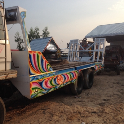 ขายเทเลอร์รถเกี่ยว Fn527 MA 2เพลา หัวกำลังเก็บสี ลงเล่มท้าายลาดแล้วนะครับ