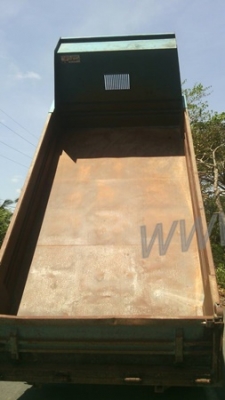 รถบรรทุก 6 ล้อดัมพ์ ISUZU NPR 115 แรงม้า กระบะดั้มสามมิตร  พวงมาลัยพาวเวอร์