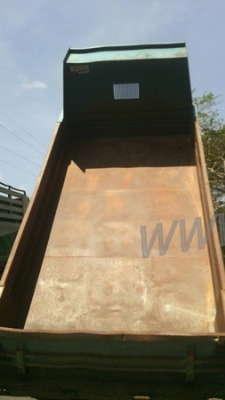 รถบรรทุก 6 ล้อดัมพ์ ISUZU NPR 115 แรงม้า กระบะดั้มสามมิตร  พวงมาลัยพาวเวอร์