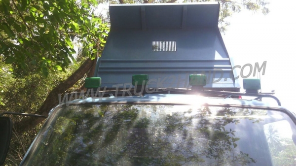 รถบรรทุก 6 ล้อดัมพ์ ISUZU NPR 115 แรงม้า กระบะดั้มสามมิตร  พวงมาลัยพาวเวอร์