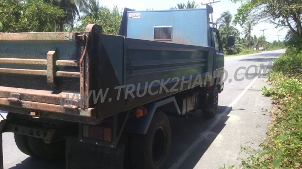 รถบรรทุก 6 ล้อดัมพ์ ISUZU NPR 115 แรงม้า กระบะดั้มสามมิตร  พวงมาลัยพาวเวอร์