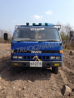 รถบรรทุก 6 ล้อ ISUZU กระบะข้างเสริม 115 แรงม้า ปีจดทะเบียน 2536