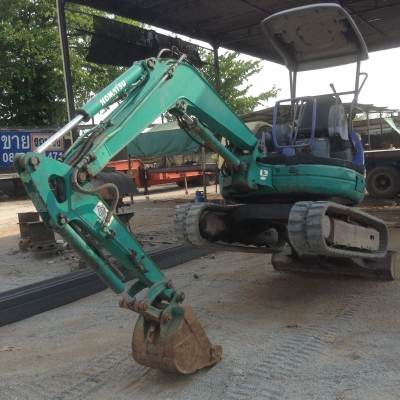 ขายรถขุด KOMATSU PC30MR-1 มีลายหัวเจาะ เก่านอก