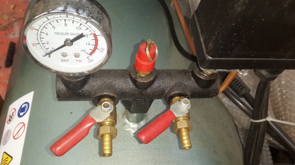 ปั้มลม 3 แรง 200 ลิตร 220 v รหัส K - 6