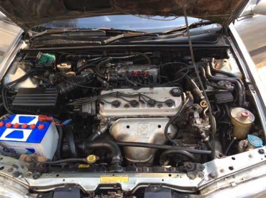 ขายรถHonda accord ปี92 วางเครื่องF22B V-tec เกียร์ธรรมดา ติดแก๊สLPGระบบหัวฉีด เพาเวอร์ กระจกไฟฟ้าทั้งคัน ภายในสวยเดิมมากสะอาดแอร์เย็นฉ่ำ วิทยุCDพร้อม ตัวถังสีเงาสวยเดิมๆไม่มีชนเลย หน้าหลังเดิมมาก ล้อแม็กเดิมๆ รถขับดี ช่วงล่างนิ่ม รถพร้อมใช้งานได้เลยครับ