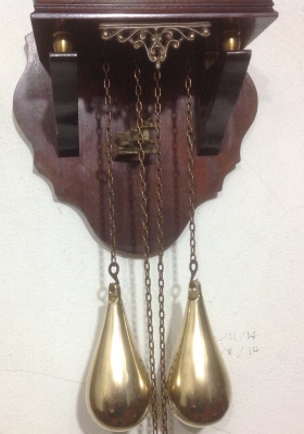 ขายนาฬิกาโบราณติดผนัง Zaandam Zaanse งานเก่ายุโรป