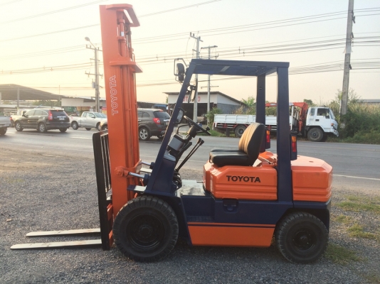 ขาย โฟล์คลิฟ TOYOTA 2.5 ตัน 4 เมตร รุ่น 5 เครื่องดีเซล1Z เกียร์ธรรมดา เครื่องดีเกียร์ดี พร้อมใช้งาน 265,000 ฿ จะเด็ด 094-4267888