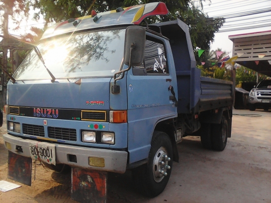 หกล้อ อีซูซุ NPR-59LU5F-115สั่่งลุยแท้ ปี38 ดััมสามมิตร5คิว สภาพดีเดิมๆสวยจัดทั้งคัน เล่มทะเบียนเอกสาร  ม.79 รถไม่ได้ล่างมา3ฤดูฝน ครับ