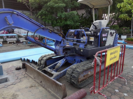 ขาย แบคโฮ Mitsubishi MM40T 4สูบ เกรดหน้า ล้อแท็คยาง มีไลน์แย๊ก สภาพดีพร้อมใช้งาน