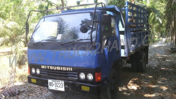 รถบรรทุก 6 ล้อดัมพ์ MITSUBISI CANTER  เครื่อง 4D31 กระบะดั้มรั้วสูง