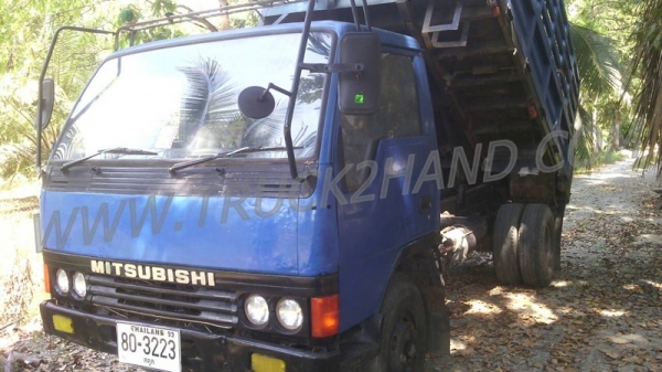 รถบรรทุก 6 ล้อดัมพ์ MITSUBISI CANTER  เครื่อง 4D31 กระบะดั้มรั้วสูง