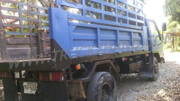 รถบรรทุก 6 ล้อดัมพ์ MITSUBISI CANTER  เครื่อง 4D31 กระบะดั้มรั้วสูง