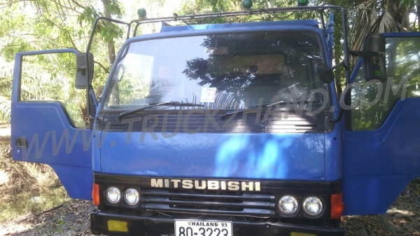 รถบรรทุก 6 ล้อดัมพ์ MITSUBISI CANTER  เครื่อง 4D31 กระบะดั้มรั้วสูง