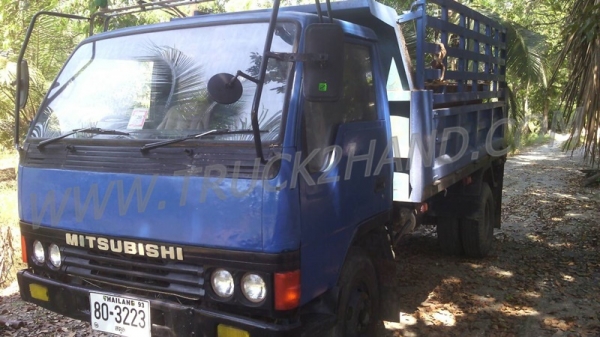 รถบรรทุก 6 ล้อดัมพ์ MITSUBISI CANTER  เครื่อง 4D31 กระบะดั้มรั้วสูง