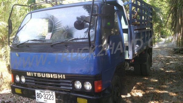 รถบรรทุก 6 ล้อดัมพ์ MITSUBISI CANTER  เครื่อง 4D31 กระบะดั้มรั้วสูง
