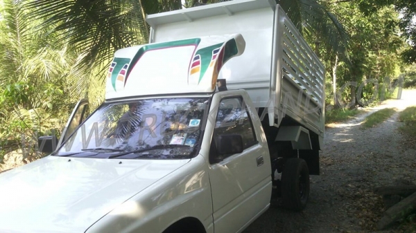 รถกระบะบรรทุก 4 ล้อ ISUZU มังกรติดดั้มยก 4 ตัน TFR ปี 96 ติดดั้มเกษตรยกได้ 4 ตัน เครือง 90 HP