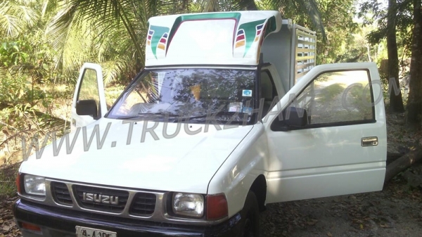 รถกระบะบรรทุก 4 ล้อ ISUZU มังกรติดดั้มยก 4 ตัน TFR ปี 96 ติดดั้มเกษตรยกได้ 4 ตัน เครือง 90 HP