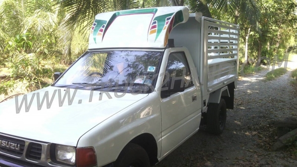 รถกระบะบรรทุก 4 ล้อ ISUZU มังกรติดดั้มยก 4 ตัน TFR ปี 96 ติดดั้มเกษตรยกได้ 4 ตัน เครือง 90 HP