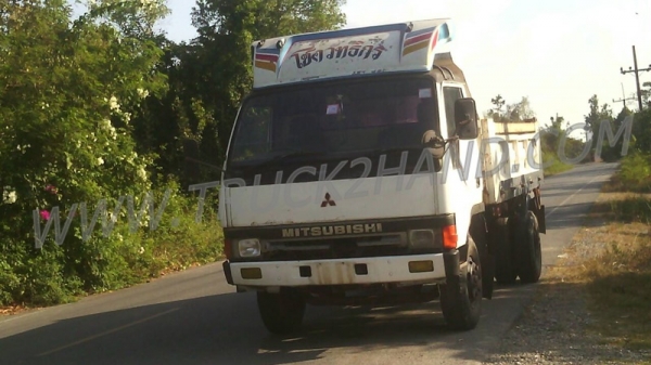 รถกระบะดัมพ์ 6 ล้อ  MITSUBISHI CANTER เครื่อง 4D34 115แรงม้า พวงมาลัยพาวเวอร์
