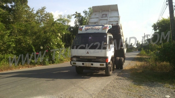 รถกระบะดัมพ์ 6 ล้อ  MITSUBISHI CANTER เครื่อง 4D34 115แรงม้า พวงมาลัยพาวเวอร์