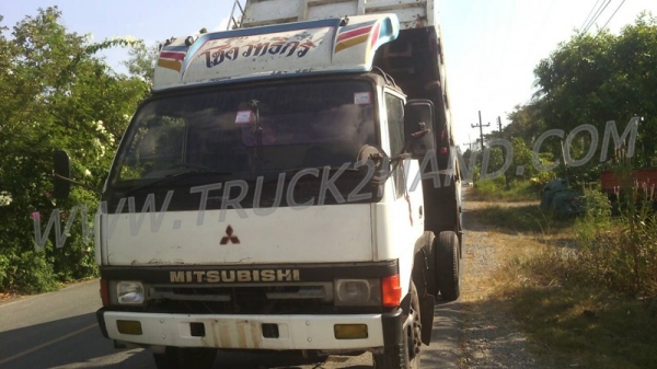 รถกระบะดัมพ์ 6 ล้อ  MITSUBISHI CANTER เครื่อง 4D34 115แรงม้า พวงมาลัยพาวเวอร์