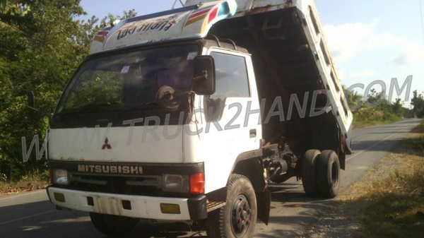 รถกระบะดัมพ์ 6 ล้อ  MITSUBISHI CANTER เครื่อง 4D34 115แรงม้า พวงมาลัยพาวเวอร์