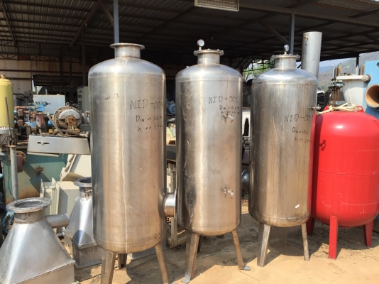 ขายถังกรองสแตนเลส ขนาด 450 ลิตร สภาพสวยมาก 3 ใบ