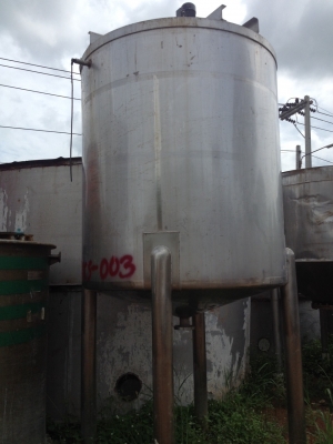 ขายถังสแตนเลสเกรด 316 ขนาด 4,500 ลิตร พร้อมใบกวน พร้อมสวย พร้อมใช้ ขายถังสแตนเลสเกรด 316 ขนาด 4,500 ลิตร พร้อมใบกวน พร้อมสวย พร้อมใช้