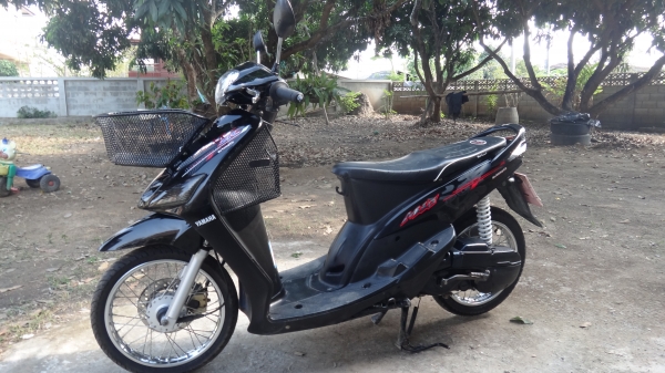 รถบ้าน YAMAHA MIO ปี50 สีดำ ทะเบียนตอง666 ราคาถูกๆ