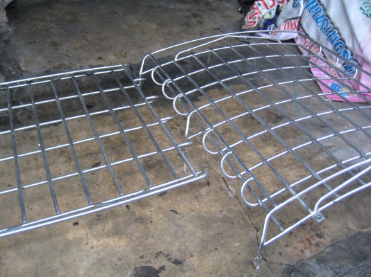 ขายแล็คหลังคารถตู้ สแตนเลสแท้100\% เก่าเก็บงานเนียน ๆ ทนๆ