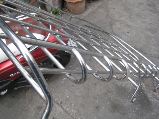 ขายแล็คหลังคารถตู้ สแตนเลสแท้100\% เก่าเก็บงานเนียน ๆ ทนๆ