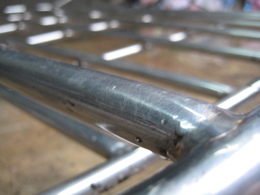 ขายแล็คหลังคารถตู้ สแตนเลสแท้100\% เก่าเก็บงานเนียน ๆ ทนๆ