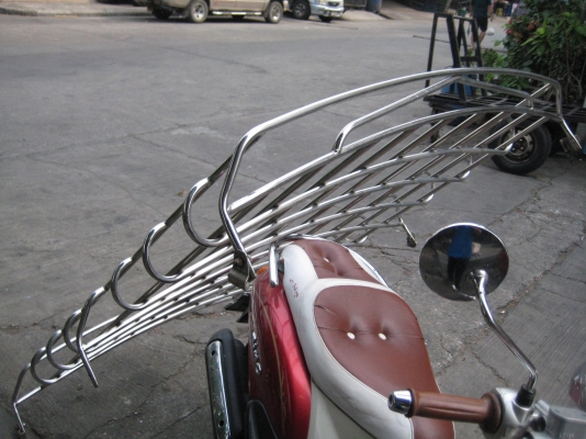 ขายแล็คหลังคารถตู้ สแตนเลสแท้100\% เก่าเก็บงานเนียน ๆ ทนๆ