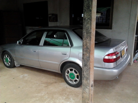TOYOTA COROLLA - HI-TORQUE 1.6 GXi MT ปี 2001 ติดแก๊ส LPG ลงเล่มครบถูกต้อง เครื่องแรงดี ภายในเก๋งสวยครบ แอร์เย็น พวงมาลัยเพาเวอร์ กระจกไฟฟ้า ช่วงล่างดีแน่นดี ยางสภาพดีพร้อมใช้งานได้เลย เอกสารทะเบียนภาษีครบพร้อมโอน ราคาต่อรองได้ครับ TOYOTA COROLLA - HI-TORQUE 1.6 GXi MT ปี 2001 ติดแก๊ส LPG ลงเล่มครบถูกต้อง เครื่องแรงดี ภายในเก๋งสวยครบ แอร์เย็น พวงมาลัยเพาเวอร์ กระจกไฟฟ้า ช่วงล่างดีแน่นดี ยางสภาพดีพร้อมใช้งานได้เลย เอกสารทะเบียนภาษีครบพร้อมโอน ราคาต่อรองได้ครับ