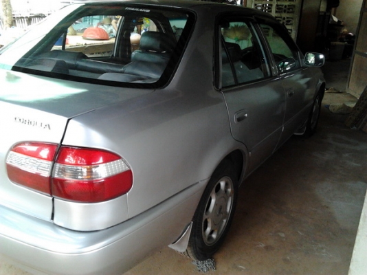 TOYOTA COROLLA - HI-TORQUE 1.6 GXi MT ปี 2001 ติดแก๊ส LPG ลงเล่มครบถูกต้อง เครื่องแรงดี ภายในเก๋งสวยครบ แอร์เย็น พวงมาลัยเพาเวอร์ กระจกไฟฟ้า ช่วงล่างดีแน่นดี ยางสภาพดีพร้อมใช้งานได้เลย เอกสารทะเบียนภาษีครบพร้อมโอน ราคาต่อรองได้ครับ TOYOTA COROLLA - HI-TORQUE 1.6 GXi MT ปี 2001 ติดแก๊ส LPG ลงเล่มครบถูกต้อง เครื่องแรงดี ภายในเก๋งสวยครบ แอร์เย็น พวงมาลัยเพาเวอร์ กระจกไฟฟ้า ช่วงล่างดีแน่นดี ยางสภาพดีพร้อมใช้งานได้เลย เอกสารทะเบียนภาษีครบพร้อมโอน ราคาต่อรองได้ครับ