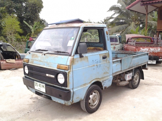 JOECLASSICขายกะป้อDAIHATSU  S55วางเครื่องF61  3 สูบ12วาล์วตัวใหม่CDIเลขเครื่องเลขคัทซีตรงโอนได้เลยทั่วไทยคัทซีสวยกริบมีผุที่พื้นกะบะบ้างตามระยะการใช้งานได้บางเดิม