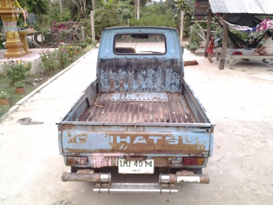 JOECLASSICขายกะป้อDAIHATSU  S55วางเครื่องF61  3 สูบ12วาล์วตัวใหม่CDIเลขเครื่องเลขคัทซีตรงโอนได้เลยทั่วไทยคัทซีสวยกริบมีผุที่พื้นกะบะบ้างตามระยะการใช้งานได้บางเดิม