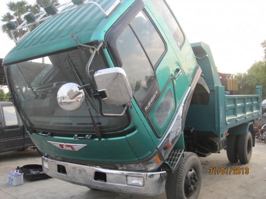 ขายรถบรรทุก6ล้อดั้ม HINO KM เครื่อง EH700 168แรง หัวสิงห์ไฮเทค