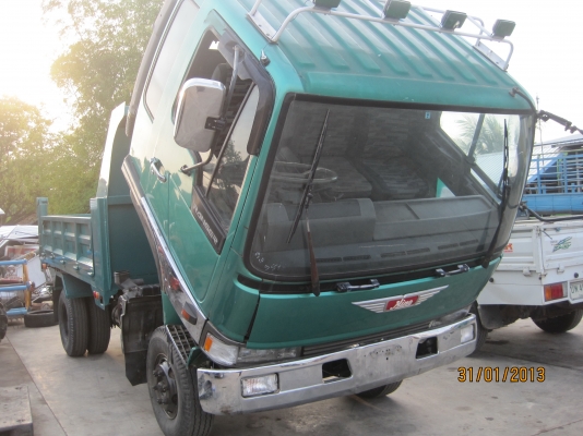 ขายรถบรรทุก6ล้อดั้ม HINO KM เครื่อง EH700 168แรง หัวสิงห์ไฮเทค